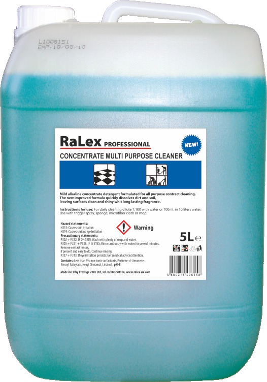 RALEX професионален препарат за под 5л. туба RALEX професионален препарат за под 5л. туба